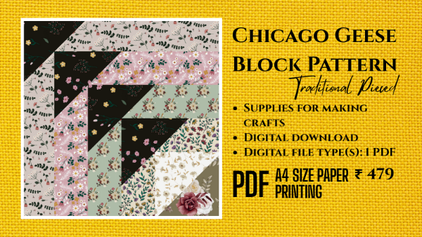 thumbnail Chicago Geese Block Pattern